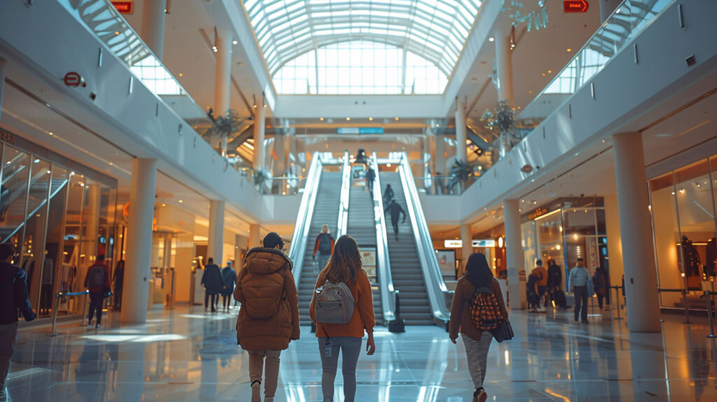 Shopping Mall in Florence Italy