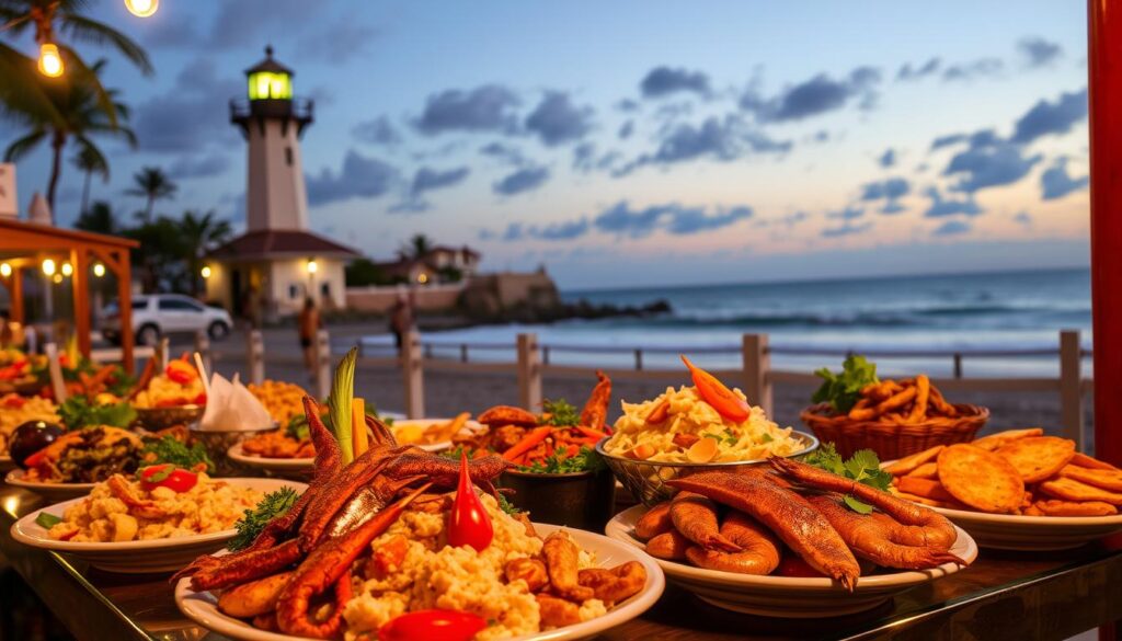 Delicious coastal cuisine from La Paloma, Uruguay

