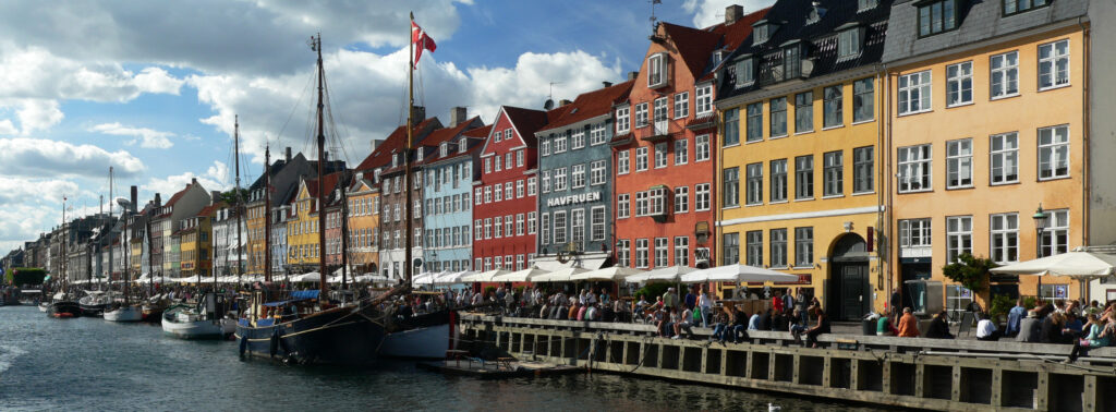 Colorful buildings along the Nyhavn waterfront