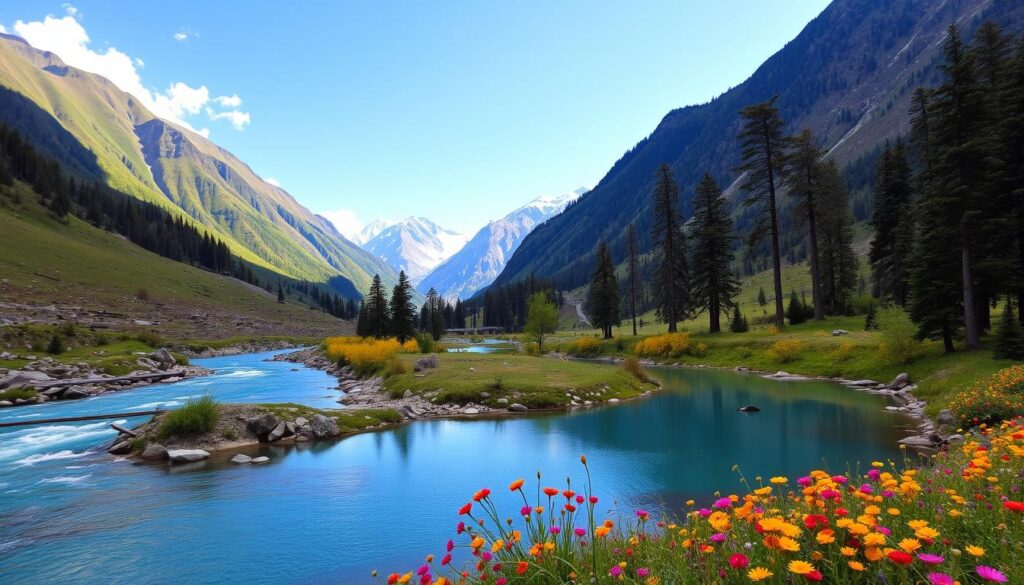 Scenic landscape of Naran, Pakistan Scenic landscape of Naran, Pakistan