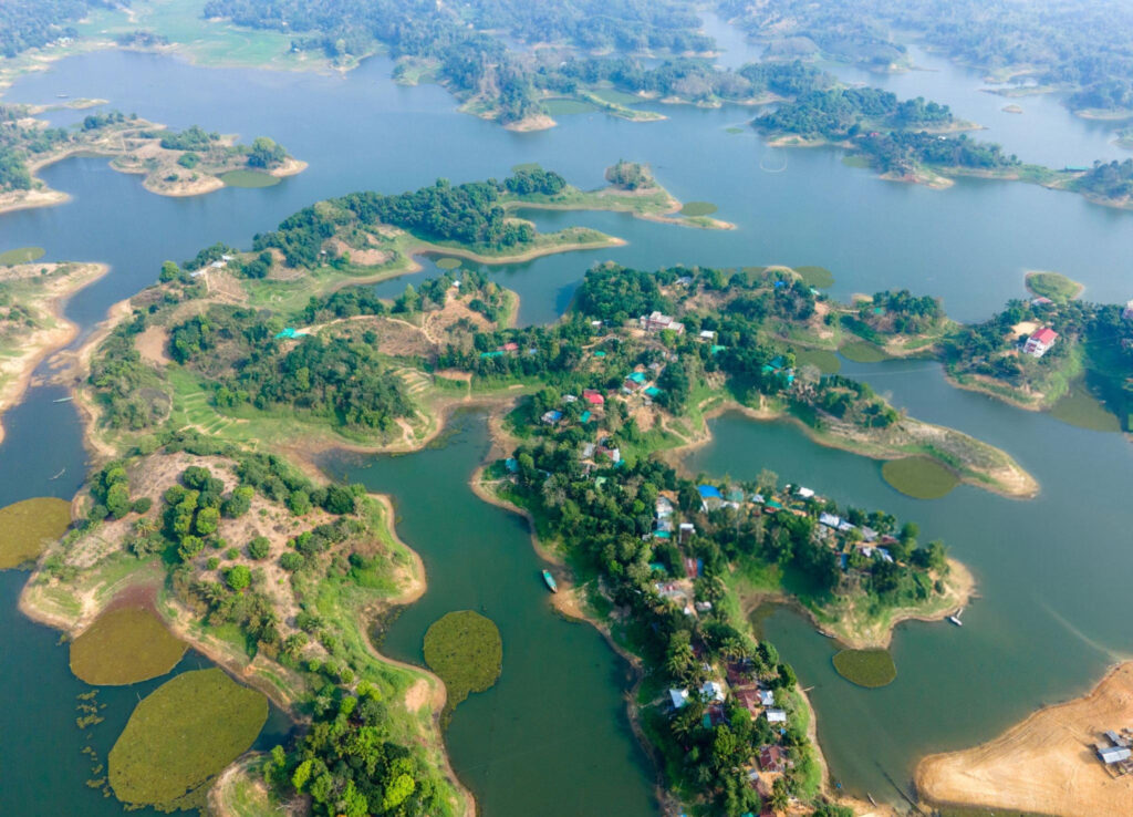 Rangamati Township in Bangladesh