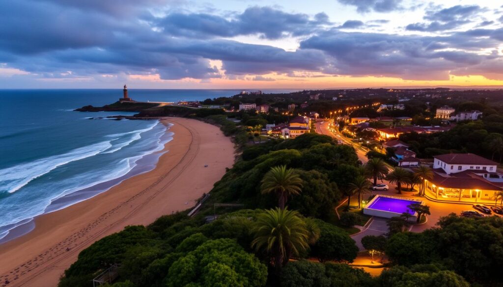 Scenic view of La Paloma city in Uruguay